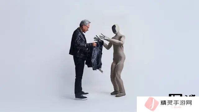 人形机器人给黄仁勋递上皮衣，1X、英伟达联手搞事情